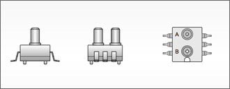 SLP35 Series Differential Pressure Sensor Mechanical Outline Drawing