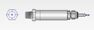 SST81 Pressure Transducer Technical Outline Drawing